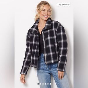 Evereve Lucy Plaid Jacket size Medium